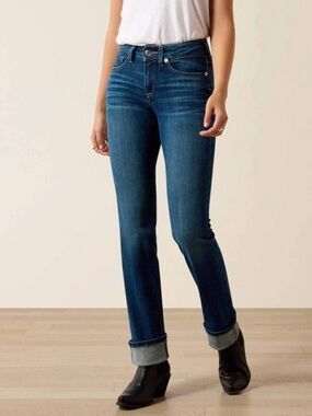 NWT Ariat R.E.A.L Perfect Rise Straight Leg Jeans